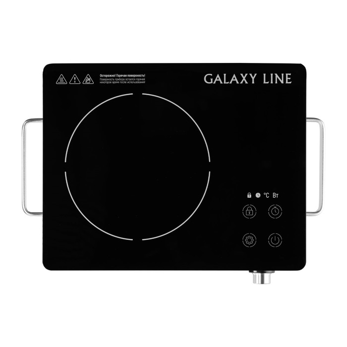 Плитка индукционная Galaxy LINE GL 3033, 2000 Вт, 1 конфорка, таймер, чёрная - Фото 1