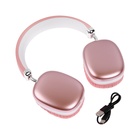 Наушники беспроводные, полноразмерные, RX-8, Bluetooth 5.3, с шумоподавлением, с микрофоном, AUX, 400 мАч, розовые - Фото 10