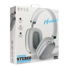 Наушники беспроводные, полноразмерные, RX-8, Bluetooth 5.3, с шумоподавлением, с микрофоном, AUX, 400 мАч, серебристые - Фото 13