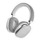 Наушники беспроводные, полноразмерные, RX-8, Bluetooth 5.3, с шумоподавлением, с микрофоном, AUX, 400 мАч, серебристые - Фото 5