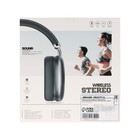 Наушники беспроводные, полноразмерные, RX-8, Bluetooth 5.3, с шумоподавлением, с микрофоном, AUX, 400 мАч, чёрные - Фото 9