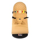 Шезлонг детский, кресло - качалка с игрушками для новорождённых «Крошка Я», бежевый - Фото 10