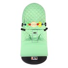 Шезлонг детский, кресло - качалка с игрушками для новорождённых «Крошка Я», зелёный - Фото 10