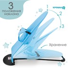 Шезлонг детский, кресло - качалка с игрушками для новорождённых «Крошка Я», голубой - Фото 2