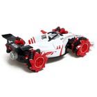 Машинка на пульте управления «Формула», радиоуправление, работает от аккумулятора, эффект дыма, свет, цвет белый - Фото 3