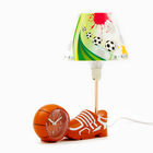 Часы настольные детские «Футбол», подсветка, плавный ход, от батарейки 1×АА - Фото 2