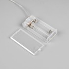 Светодиодная фигура «Конус золотистый» 17 × 60 × 17 см, металл, батарейки АААх3 (не в комплекте), свечение тёплое белое - фото 24131845