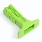 Игрушка для собак с отверстием для зубной пасты "Зубная щетка" 12,5 см, зелёная - Фото 6