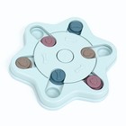 Игрушка интеллектуальная для лакомств "Звезда", 24 х 3 см, голубая - фото 8157289