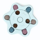 Игрушка интеллектуальная для лакомств "Звезда", 24 х 3 см, голубая - фото 8157290