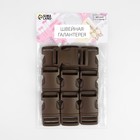 Фастекс 25 мм, нагрузка до 15 кг, 10 шт., тёмно-коричневый - Фото 3