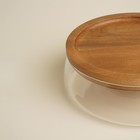 Фруктовница SL Home «Южная акация», 1 л, 19×6 см, с крышкой, стекло, прозрачная - Фото 3