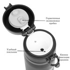 Термос Мастер К «Топ», 500 мл, сохраняет тепло 12 часов, нержавеющая сталь, чёрный - Фото 2