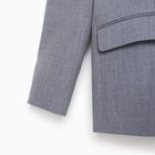 Пиджак женский с разрезом на спине MIST размер XS-S, цвет серый - Фото 10