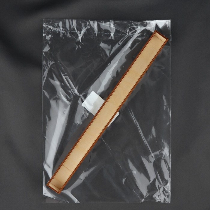 Органайзер для хранения шпулек, 30 × 2,3 см, цвет бежевый