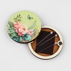 Игольница магнитная «Пионы», d = 6 см - фото 23389595