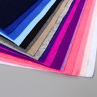 Фетр мягкий листовой "Астра" 1.0 мм, 170гр, 20х30см, 16 шт/упак, ассорти - фото 24637988