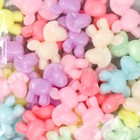 Набор пластиковых бусин "Астра", Лошадки и конфетки, 17х17 / 16х9 мм, 20 гр, разноцветный - фото 23488205