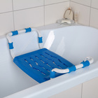 Сиденье для ванны раздвижное, цвет синий - фото 8401125
