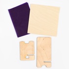 Выжигание, подставка для телефона «Отважный лев» - Фото 2