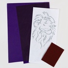 Выжигание, подставка для телефона «Отважный лев» - Фото 3