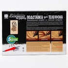 Выжигание, подставка для телефона «Модница Йорка» - Фото 10