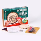 Выжигание по дереву на спилах «Вертолёт», набор для творчества - Фото 2