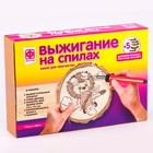 Выжигание по дереву на спилах «Смелый лётчик», набор для творчества - Фото 7