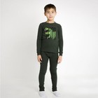 Комплект для мальчика ТЕРМО, цвет хаки, рост 134 см - Фото 1