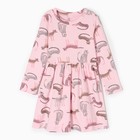 Платье для девочки, цвет розовый, рост 92 см - фото 320782581