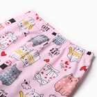 Пижама для девочки «Эльф», цвет розовый, рост 98 см - Фото 6