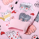 Пижама для девочки «Эльф», цвет розовый, рост 116 см - фото 23485559