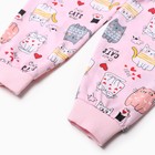 Пижама для девочки «Эльф», цвет розовый, рост 116 см - фото 23485562