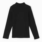 Водолазка детская «Граффити», цвет чёрный, рост 140 см - фото 23485592