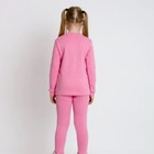 Комплект для девочки «Термобелье», цвет розовый, рост 140 см - Фото 2