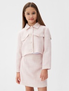 Комплект для девочки (жакет и юбка) MINAKU: PartyDress, розовый, рост 158 см - Фото 6