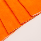 Лоскут «Велюр», на трикотажной основе, оранжевый 100 × 180 см, 80% хлопок, 20% п/э - фото 8182261