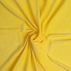 Лоскут Велюр на трикотажной основе, желтый, 100*185см - фото 4060580
