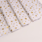 Лоскут Атлас, белый с золотыми звёздами, 100 × 150 см - Фото 2