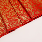 Лоскут «Парча», красный с золотыми узорами, 100 × 150 см - Фото 2
