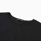 Комплект женский домашний (футболка/шорты), цвет чёрный/леопардовый, размер 42 - Фото 5