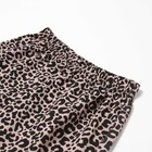 Комплект женский домашний (футболка/шорты), цвет чёрный/леопардовый, размер 42 - Фото 8