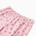 Комплект женский домашний (футболка/шорты), цвет пудра, размер 42 - фото 23517318