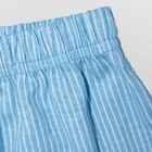Комплект женский домашний (футболка/шорты), цвет белый/голубой, размер 42 - Фото 7
