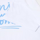Комплект женский домашний (футболка/шорты), цвет белый/голубой, размер 42 - Фото 6