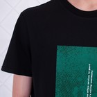 Футболка мужская, цвет чёрный, размер 58 - фото 807021423