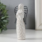 Сувенир керамика, металл "Ангел. Молитва" беж 7,5х3,8х12,8 см - Фото 3