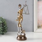 Сувенир полистоун "Богиня Фемида с весами правосудия" 8х8х27,7 см - Фото 1