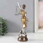 Фигурка полистоун «Богиня Фемида с весами правосудия», 8×8×27.7 см - Фото 3