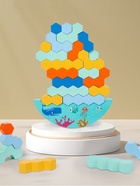 Деревянная игрушка балансир «Водный мир», 15.5×22×4 см - Фото 7